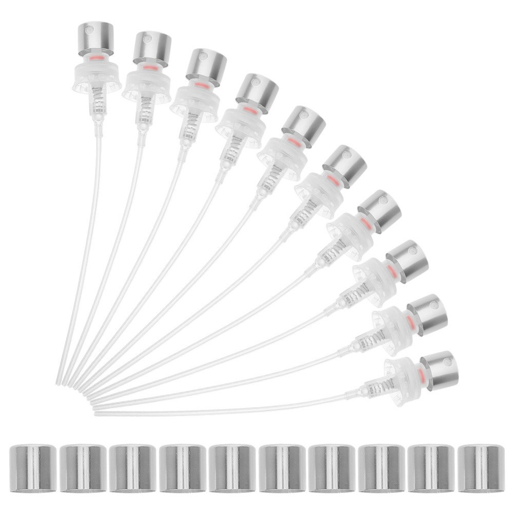 10 Pcs Perfume Atomizer Spray Nozzle Bottle Tops Sprayer Cap Replacements