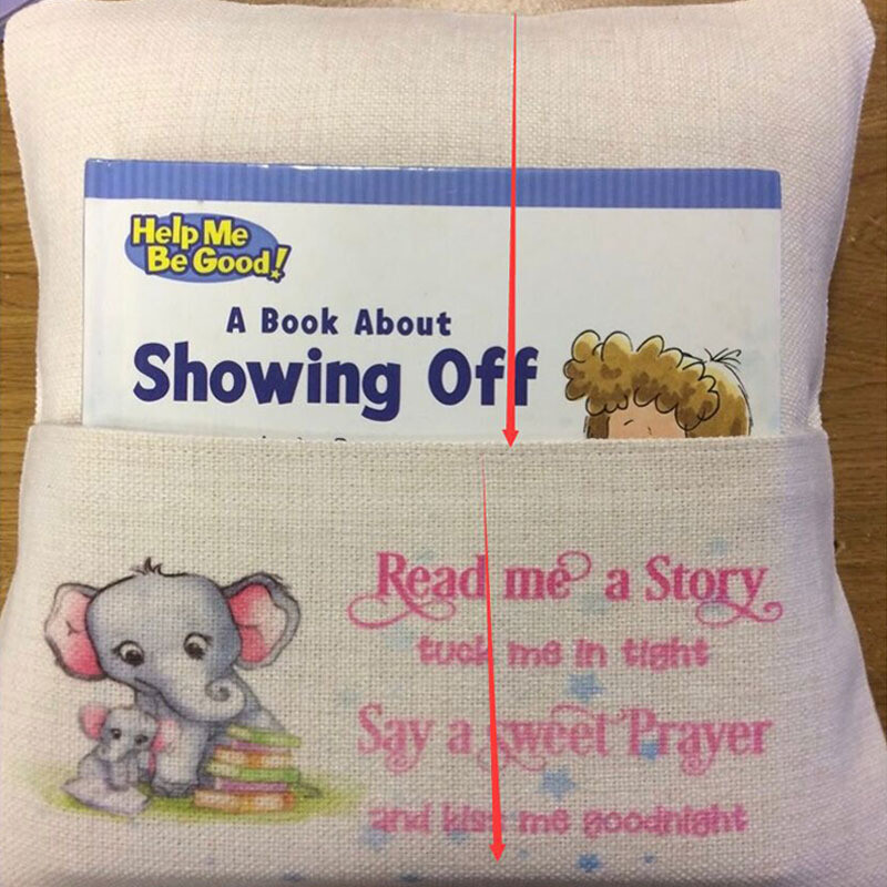4Pcs 15.75" Sublimation square Blank Linen Polyester Pocket Pillow Case Cover
