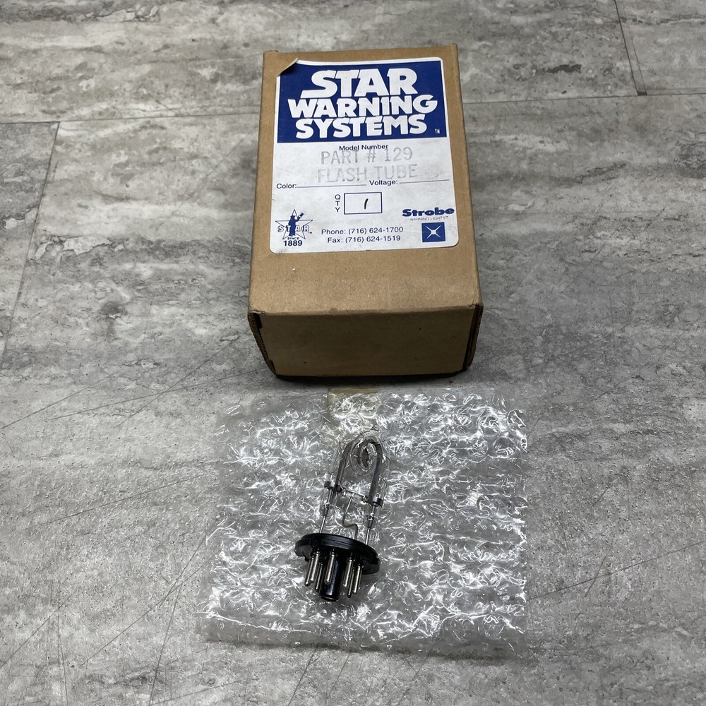 Star Warning Systems # 129 Flash Tube, New