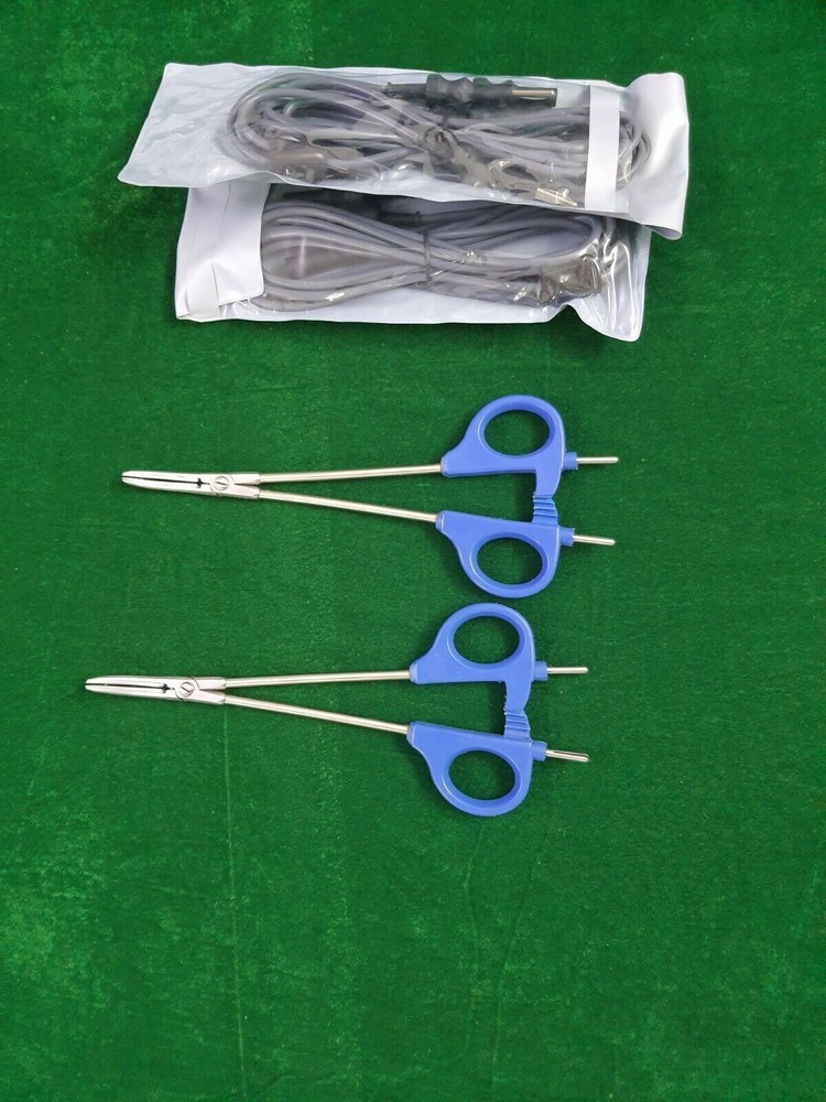2pc Laparoscopic Vessel Sealer Biclamp with Cable Endoscopy Best Instruments
