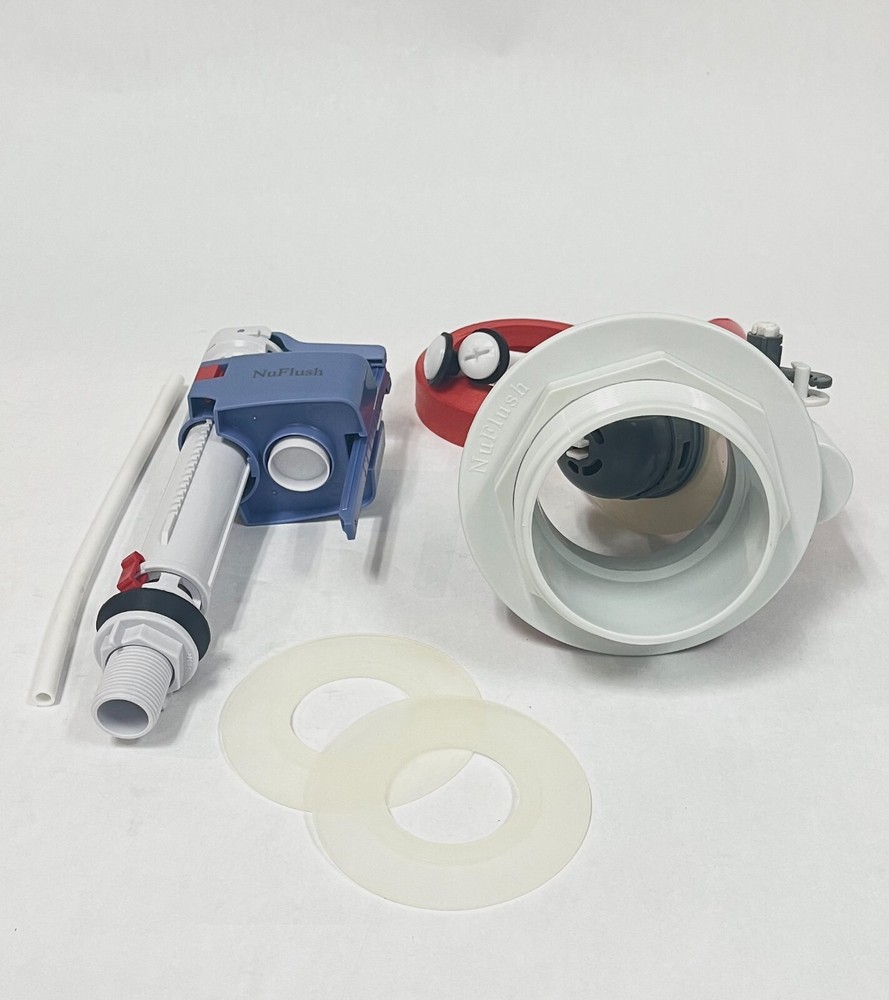 Two-Piece 4-inch Flush Valve Assembly Kit Upgrade with Extra Seals