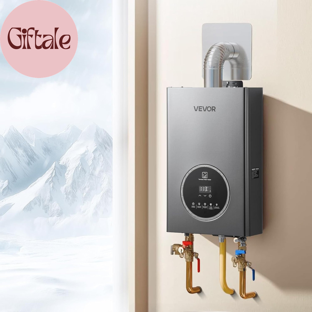 Propane Tankless Water Heater, 4.3Gal Indoor 100000 BTU Instant Hot Water Heater