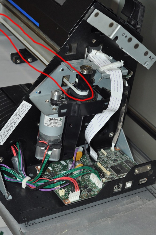 Graphtec CE7000-40/60 plotter - Replacement Motor Belt to carriage