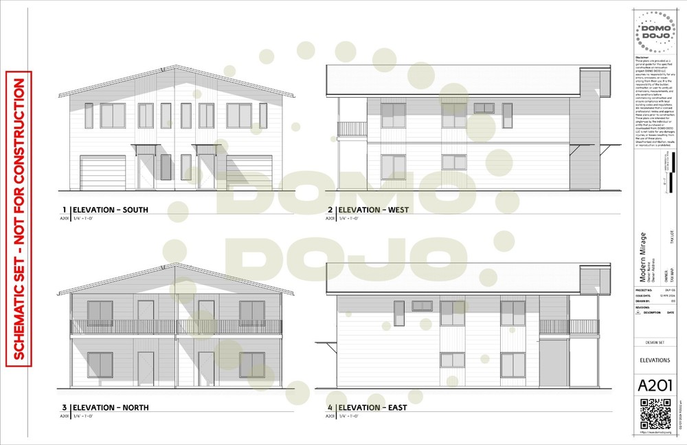Modern Mirage Duplex Plans – PDF Downloadable Blueprint