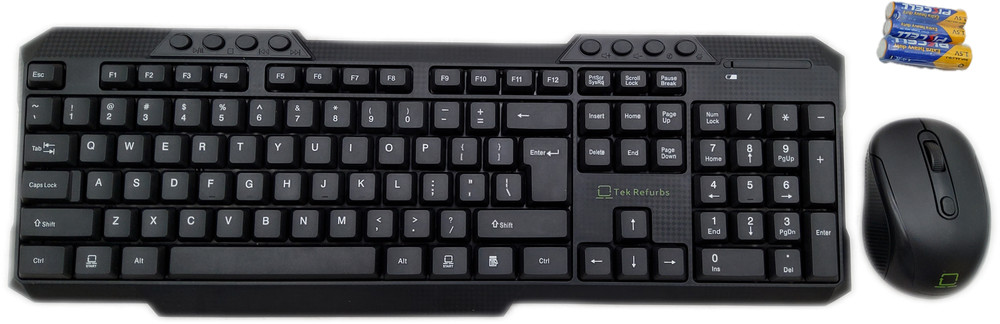 Tek Refurbs Wireless Keyboard & Mouse Combo