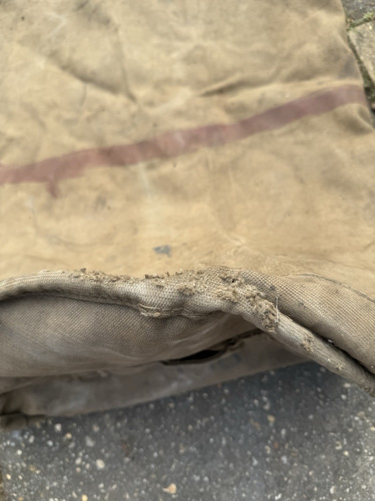 Vintage Ww2 Canvas Military Kit Bag