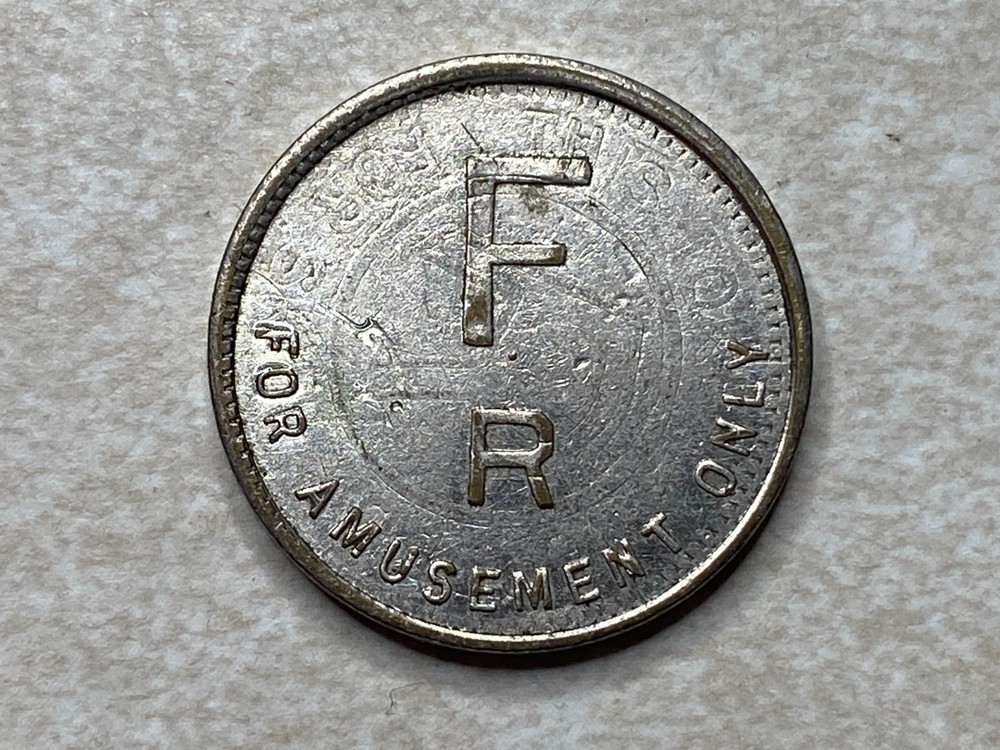 F R RF Amusement Overstrike Token T2924