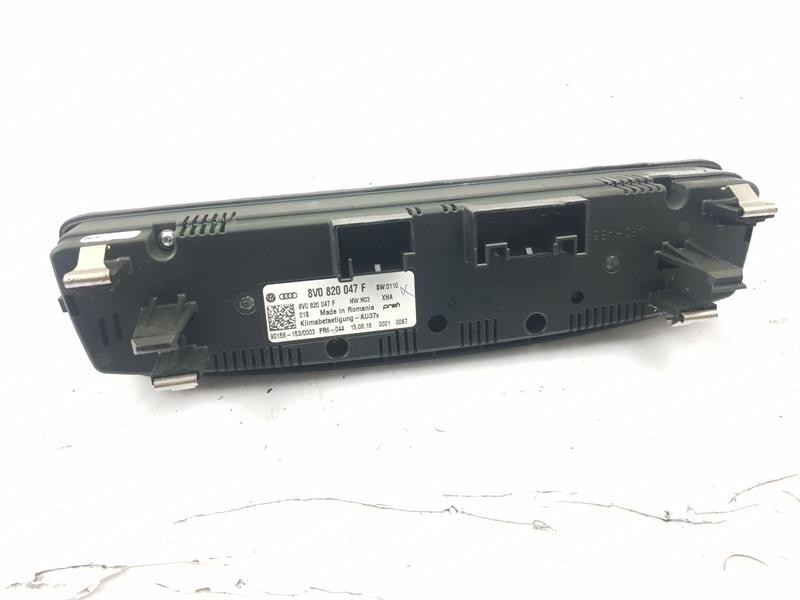 2016 AUDI A3 HEATER CONTROL PANEL ASSEMBLY 8V0820047F