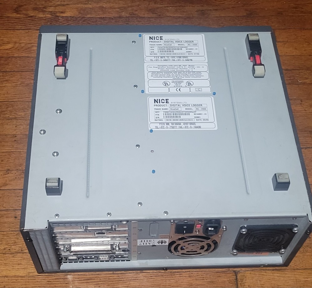 Nice Systems NiceCall NC-2000 Digital Voice Logger