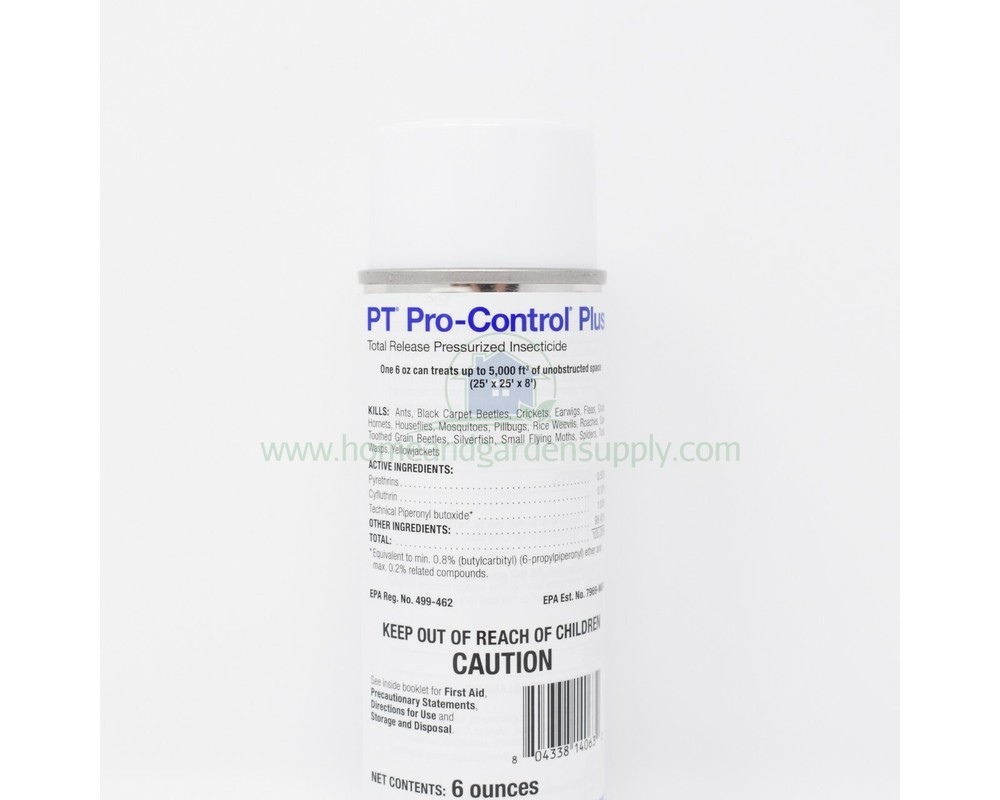 PT Pro-control Plus by BASF TR 6oz Can Kills Ants Wasps Fleas Mosquitoes Moths