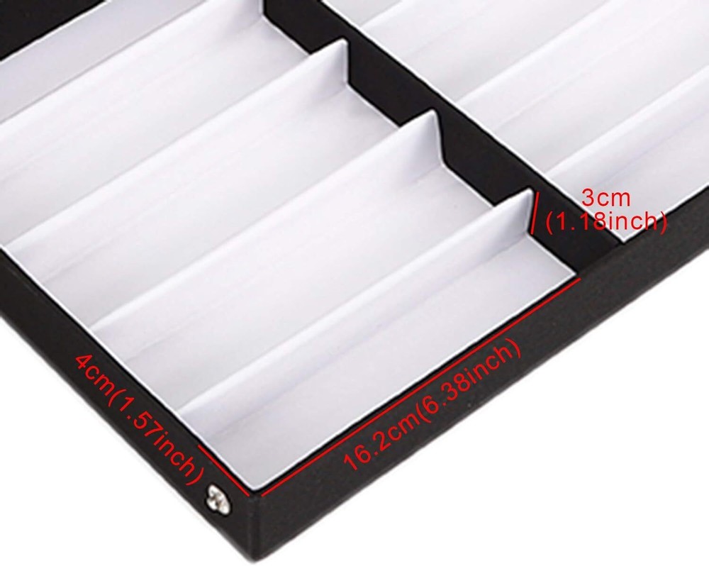 180 Slots Optical Glasses Case, Pull Rod Box, Eyeglasses Display Organizer