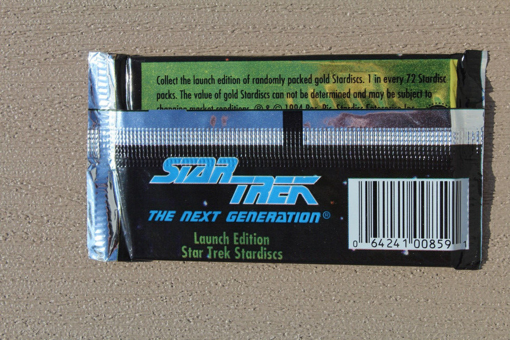 1994 STAR TREK STARDISCS LAUNCH EDITION NEXT GENERATION 6 DISC SEALED PACK-READ!