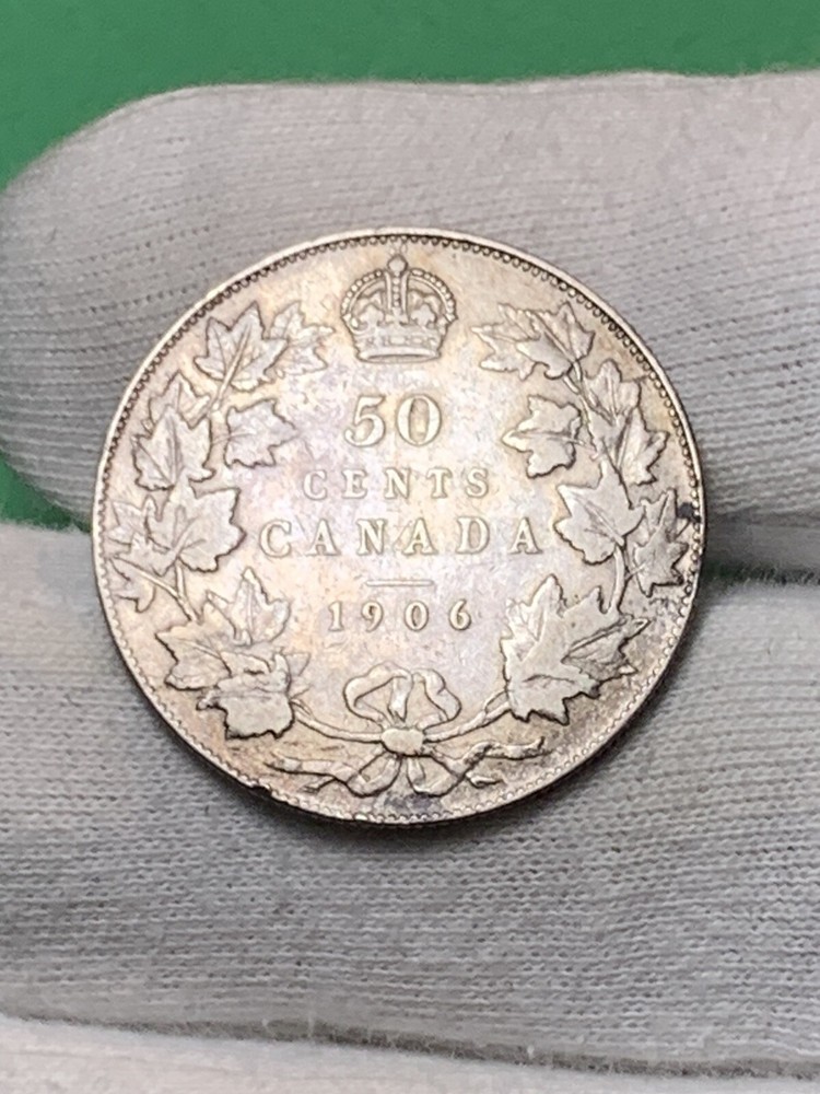 1906 Canada Silver 50 Cents (A1227)