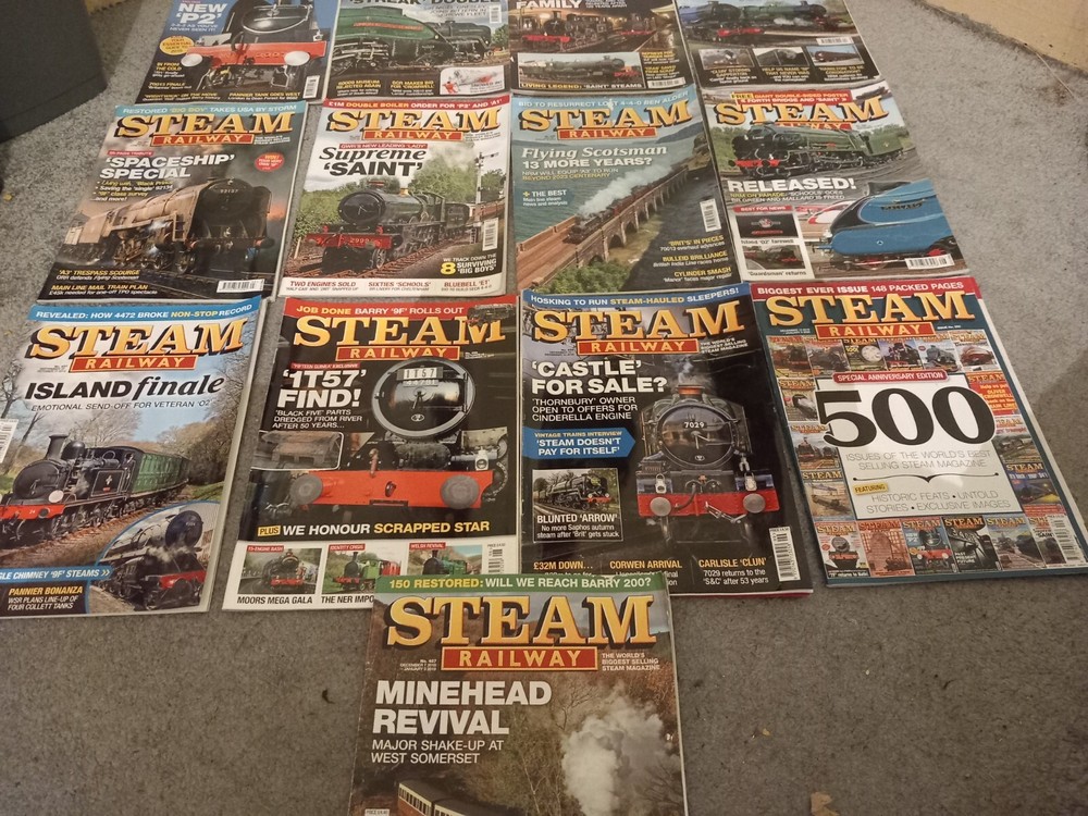 steam railway magazine 2019 complete 13 issues