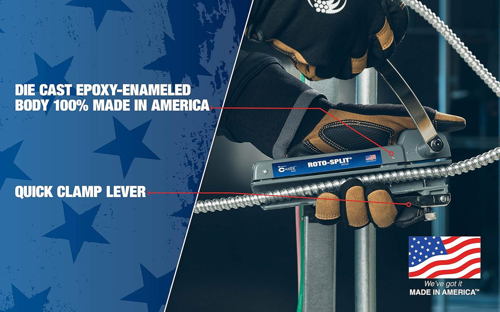 ROTO-SPLIT Amored Cable Cutter