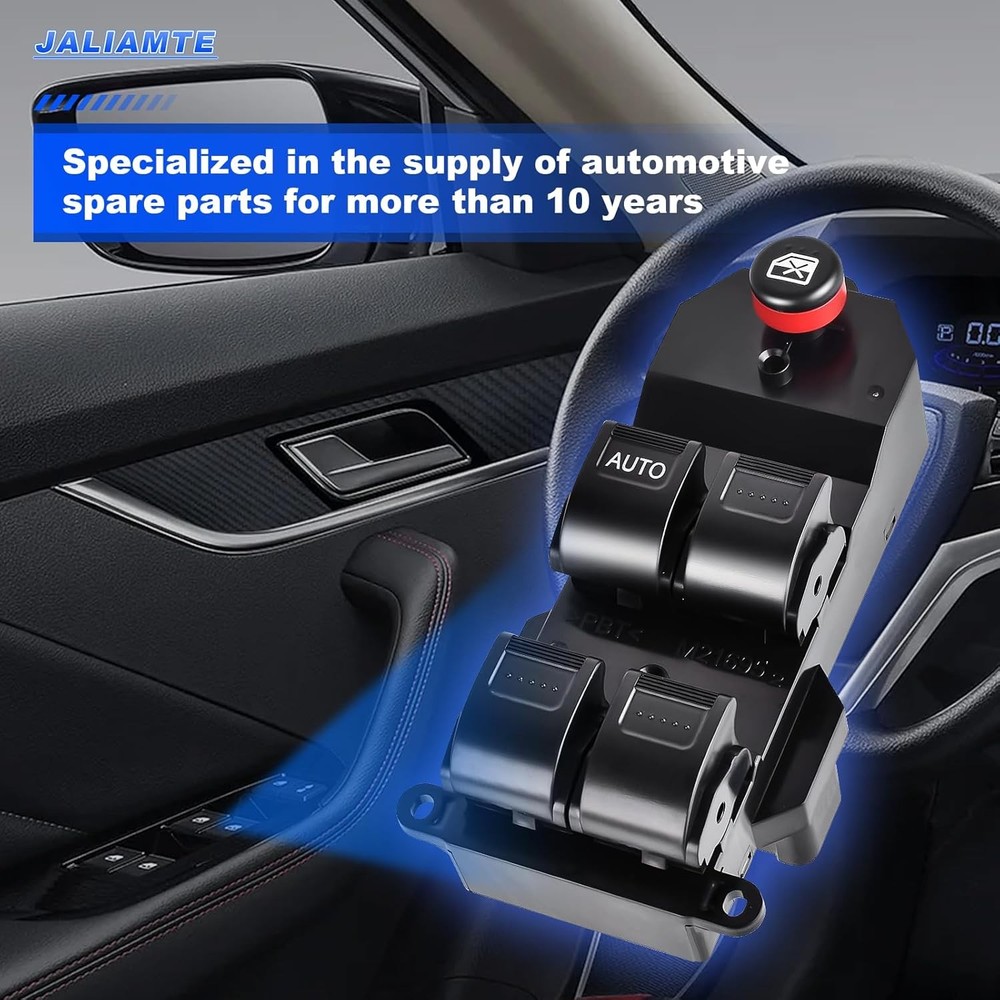 Master Power Window Switch Front Driver Side Compatible with Honda Civic 2001-20