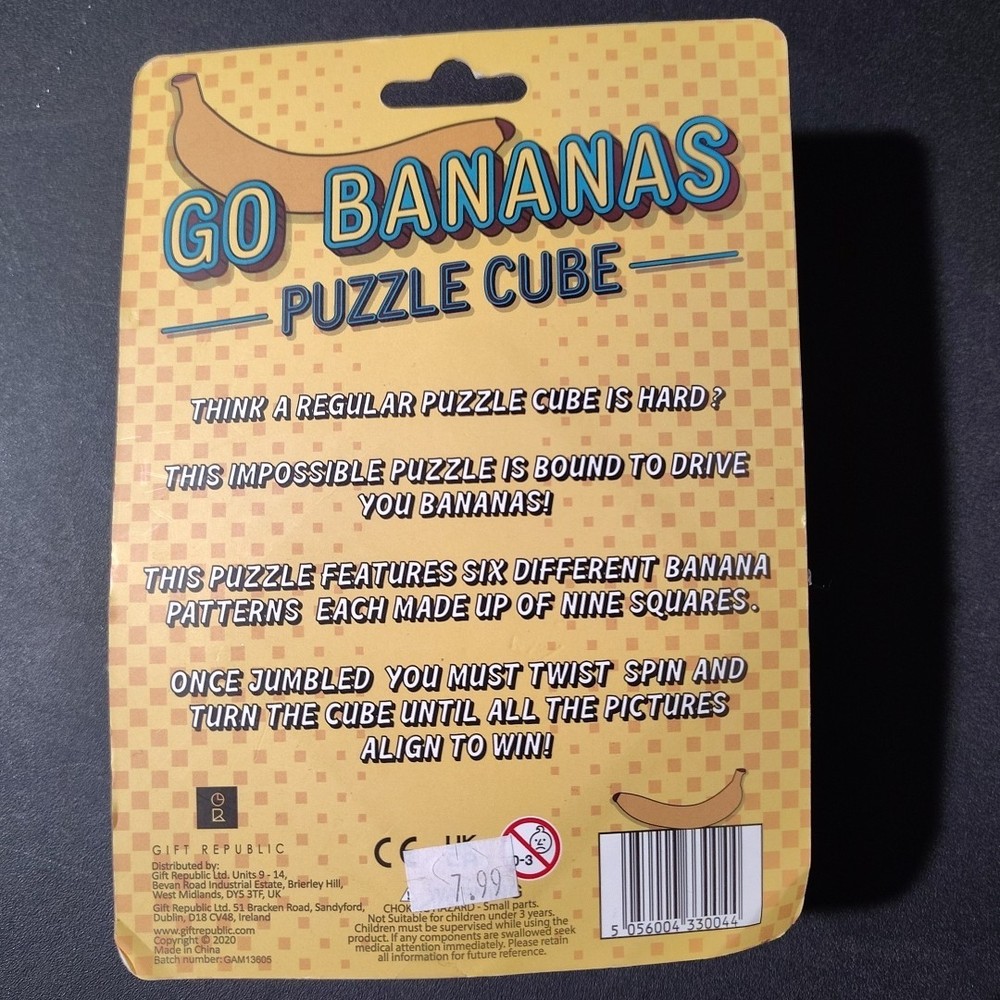Go Bananas Puzzle Cube by Gift Republic