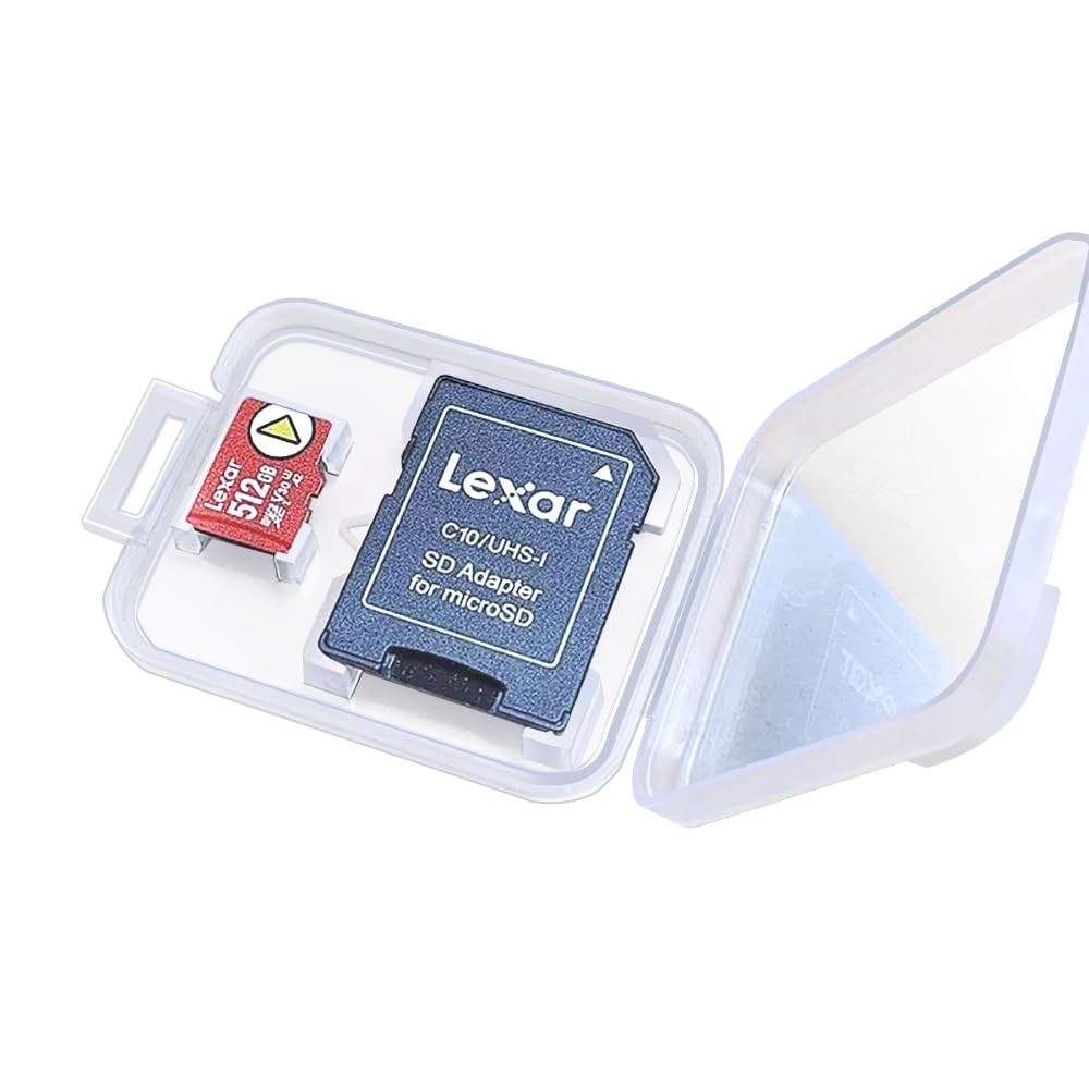 10 Pack Plastic Memory Card Case Storage Boxes Compatible with SD SDHC SDXC