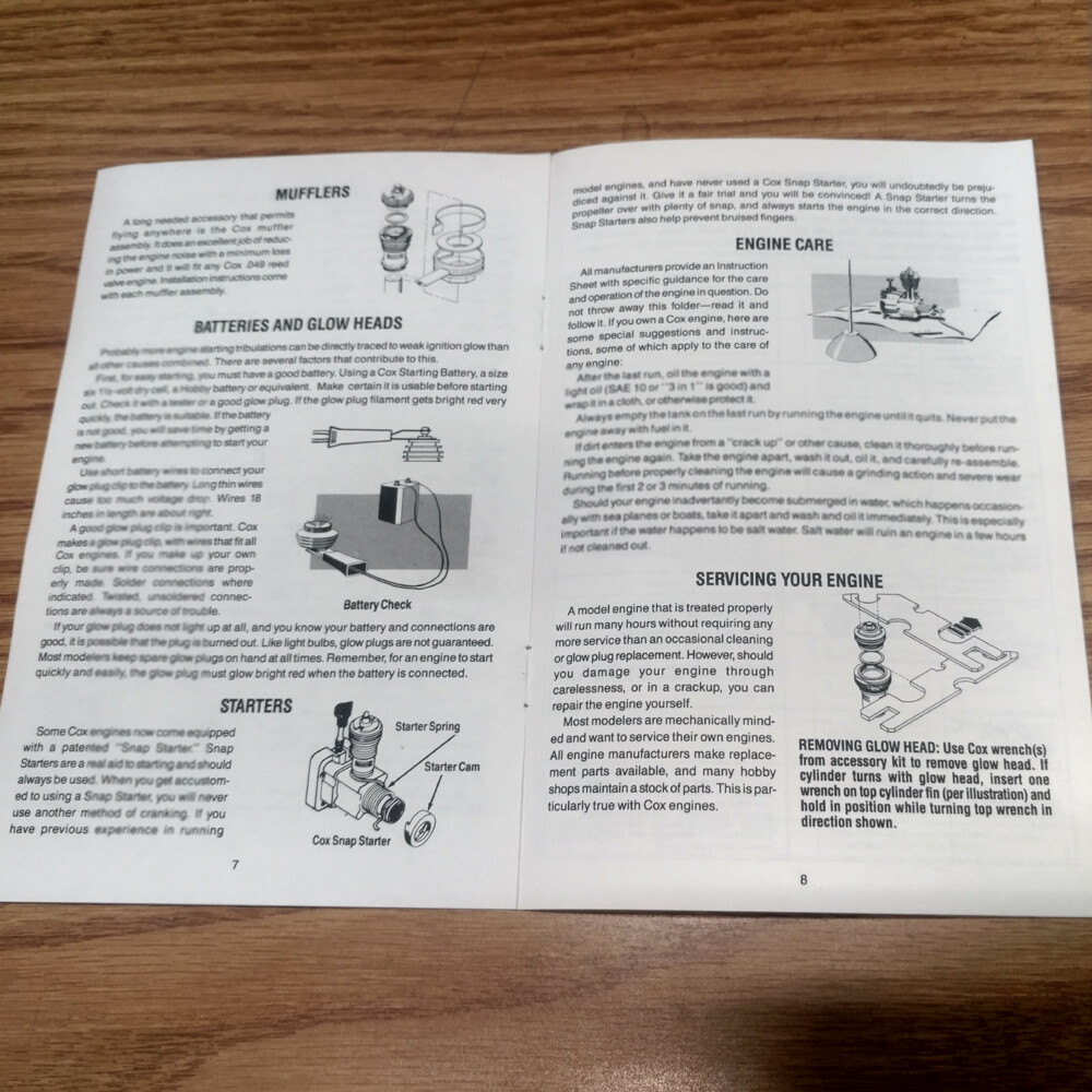 Cox Engine Performance Guide manual Excellent Condition