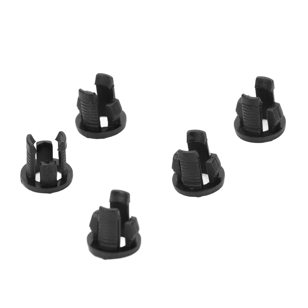 ♡ 5mm Black 200Pcs Plastic LED Holder Light Mounting Holders Bulb Diode Base
