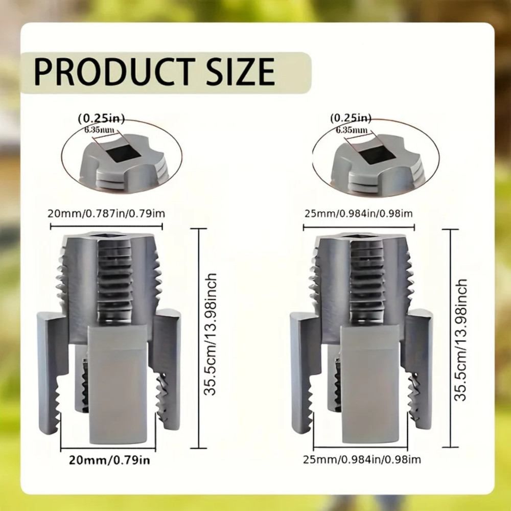 2pcs Integrated Internal & External Pipe Threading-Tool,PVC Pipe Threader Kit