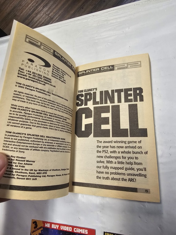 Tom Clancy's Splinter Cell Complete Solution Handbook (P2 Magazine)