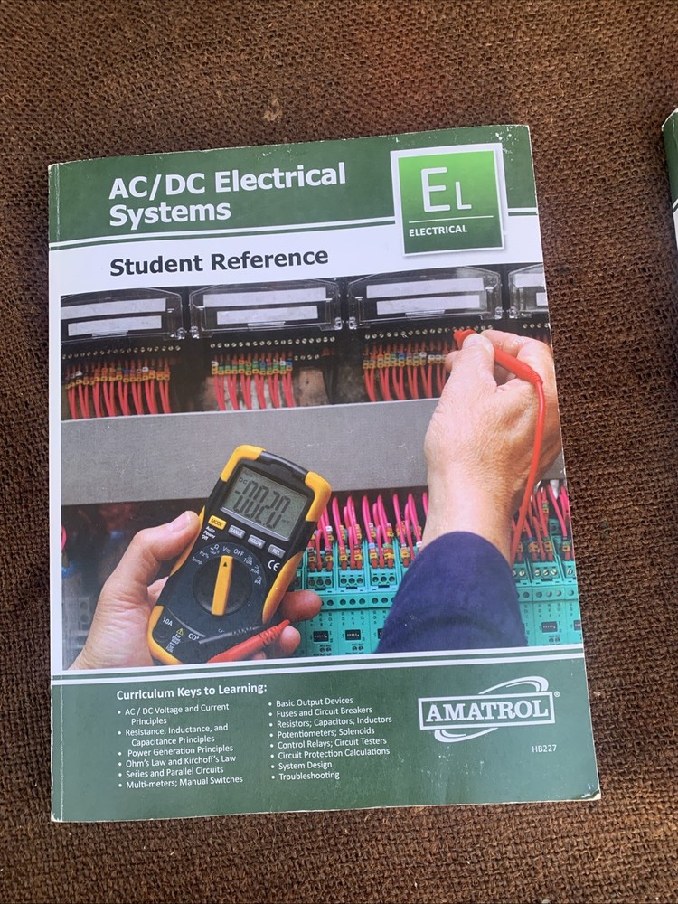 Amatrol AC/DC Electrical Systems 2019 & Motor Control 2020 Student Reference