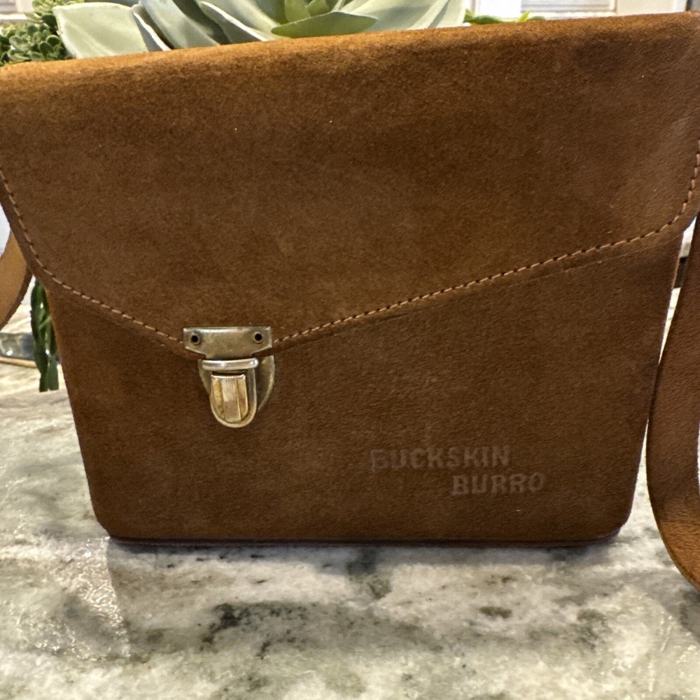 Buckskin Burrow Carrying Case with Strap for Binoculars Cameras -H
