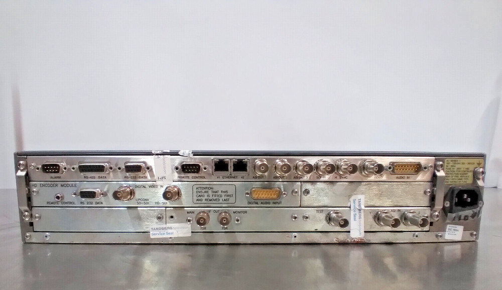 Tandberg Voyager E5788 - MPEG-2 HD Encoder with Satellite Modulator