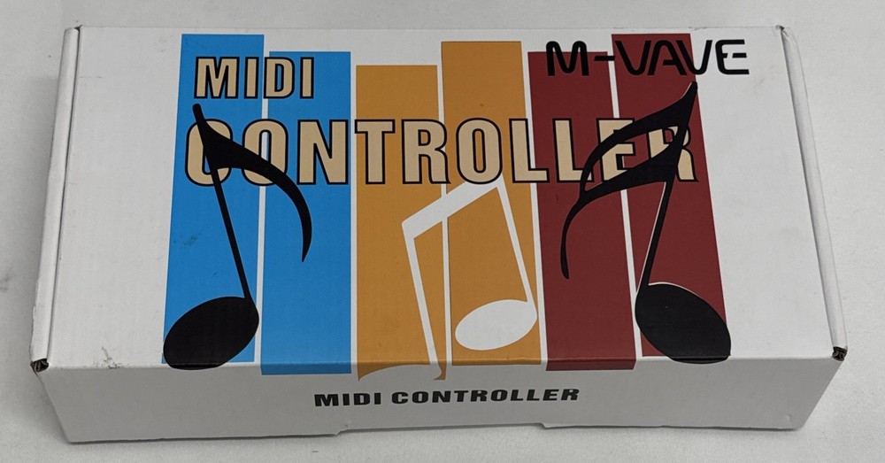 M-WAVE Wireless MIDI Controller Mixer Rechargeable 8 Push Buttons 8 Knobs O3D5