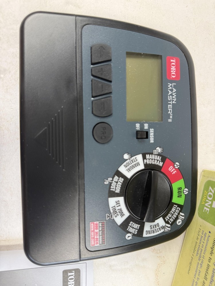 Toro Lawn Master II 4 Zone Timer Model 53805 Automatic Irrigation Controller Sys
