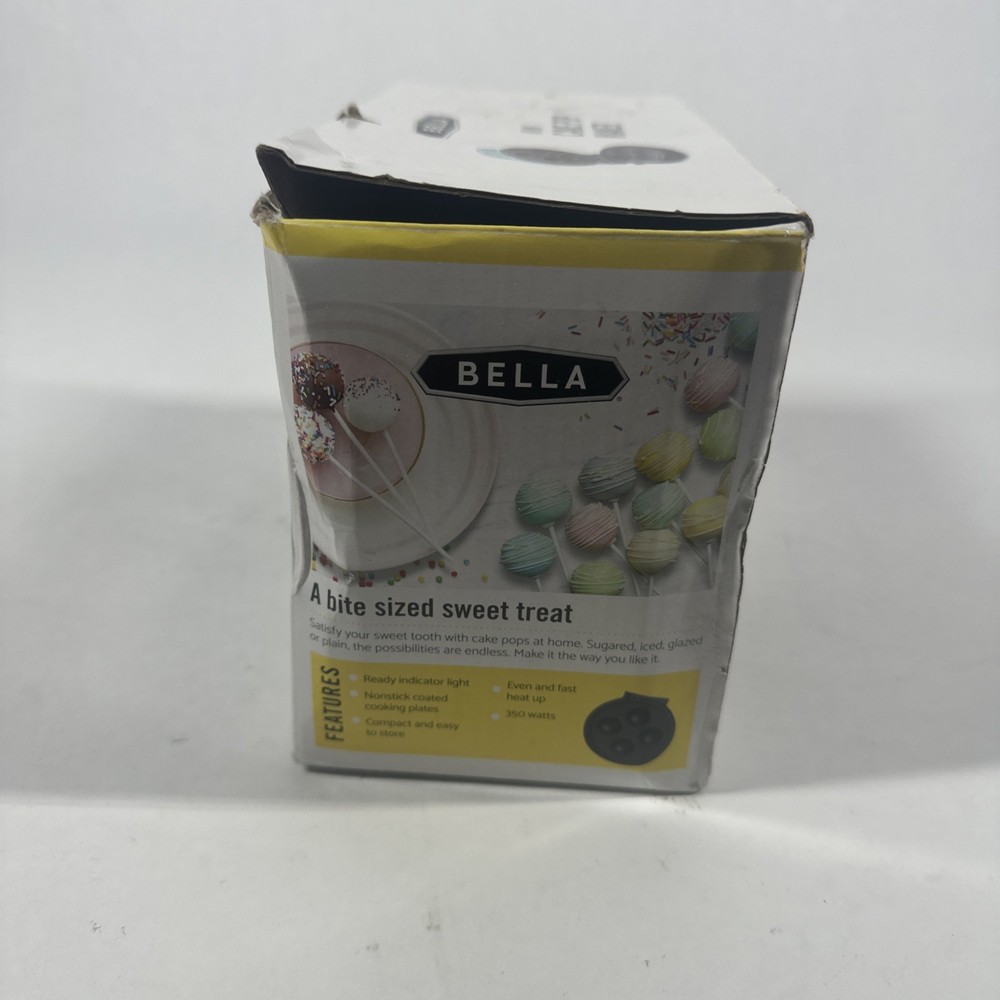 Bella Mini Cake Pops Maker Blue Nonstick Cooking Compact 350w