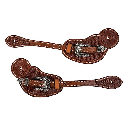 Tabelo Spur Straps w/Basket Tooling