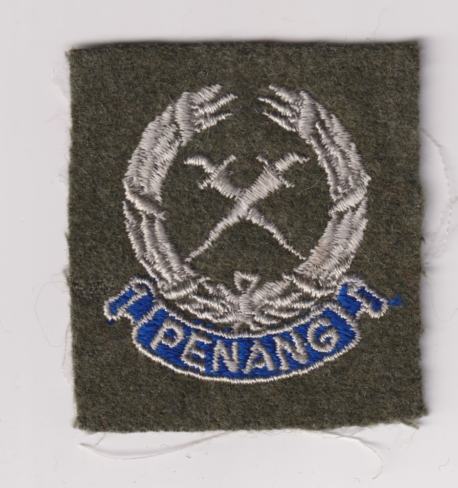 Penang patch Malaysian police ? patch wool felt