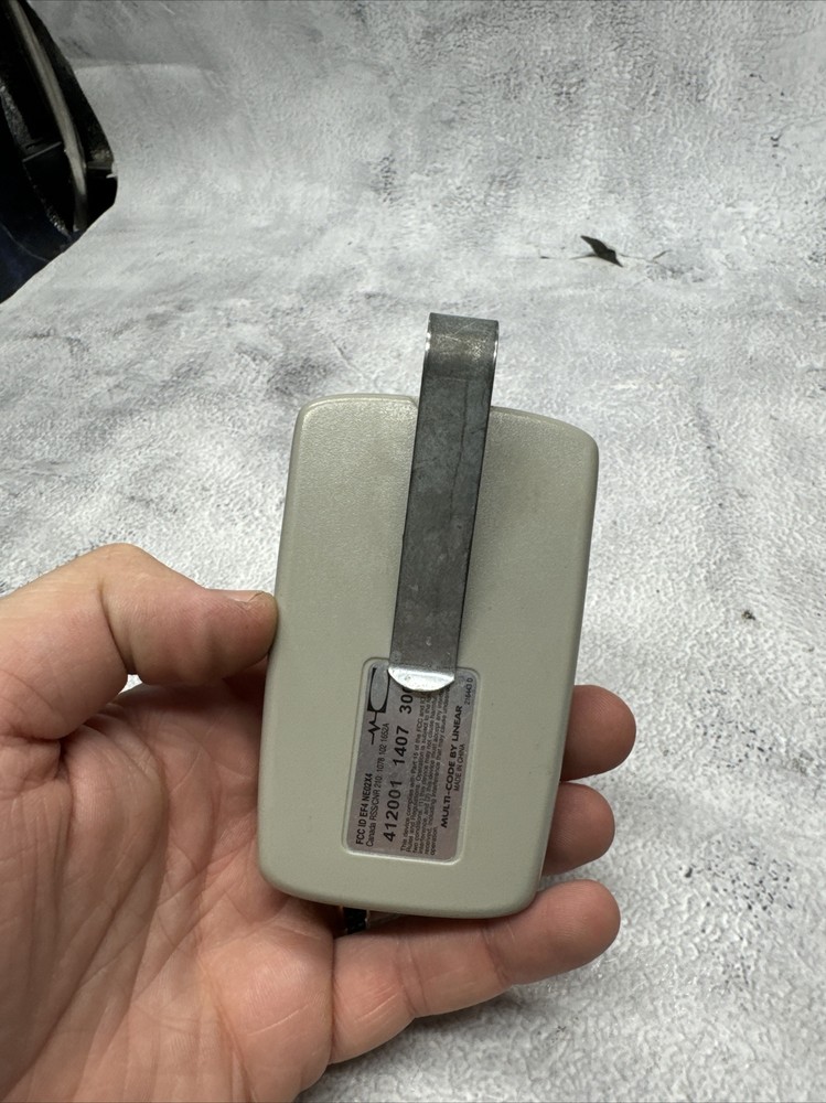 Multicode By Linear Garage Door Opener Remote Control EF4 NE02X4 Multi-Code Gray