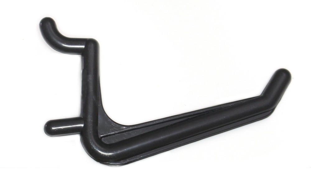 25 Pack Jumbo Pegboard Hooks Black Garage Tools Storage Organization Jewelry