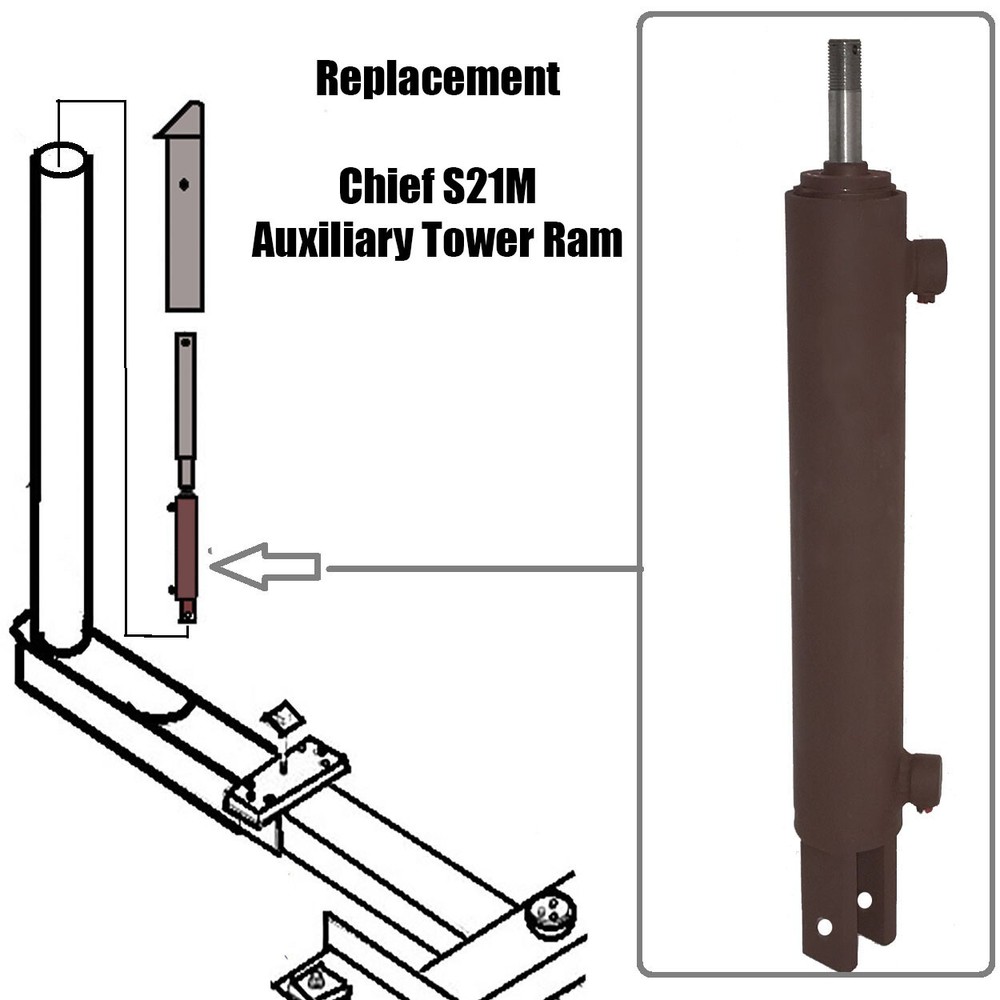 Replacement Chief Frame Machine S21M - Auxiliary Tower Ram - compare to 601192