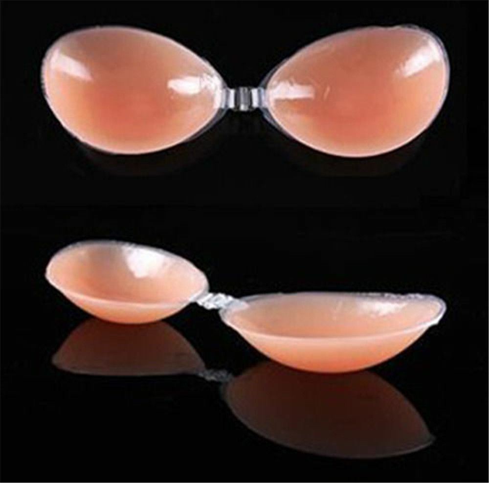 Silicone Self-adhesive Stick On Gel Push Up Strapless Backless Invisible Bras