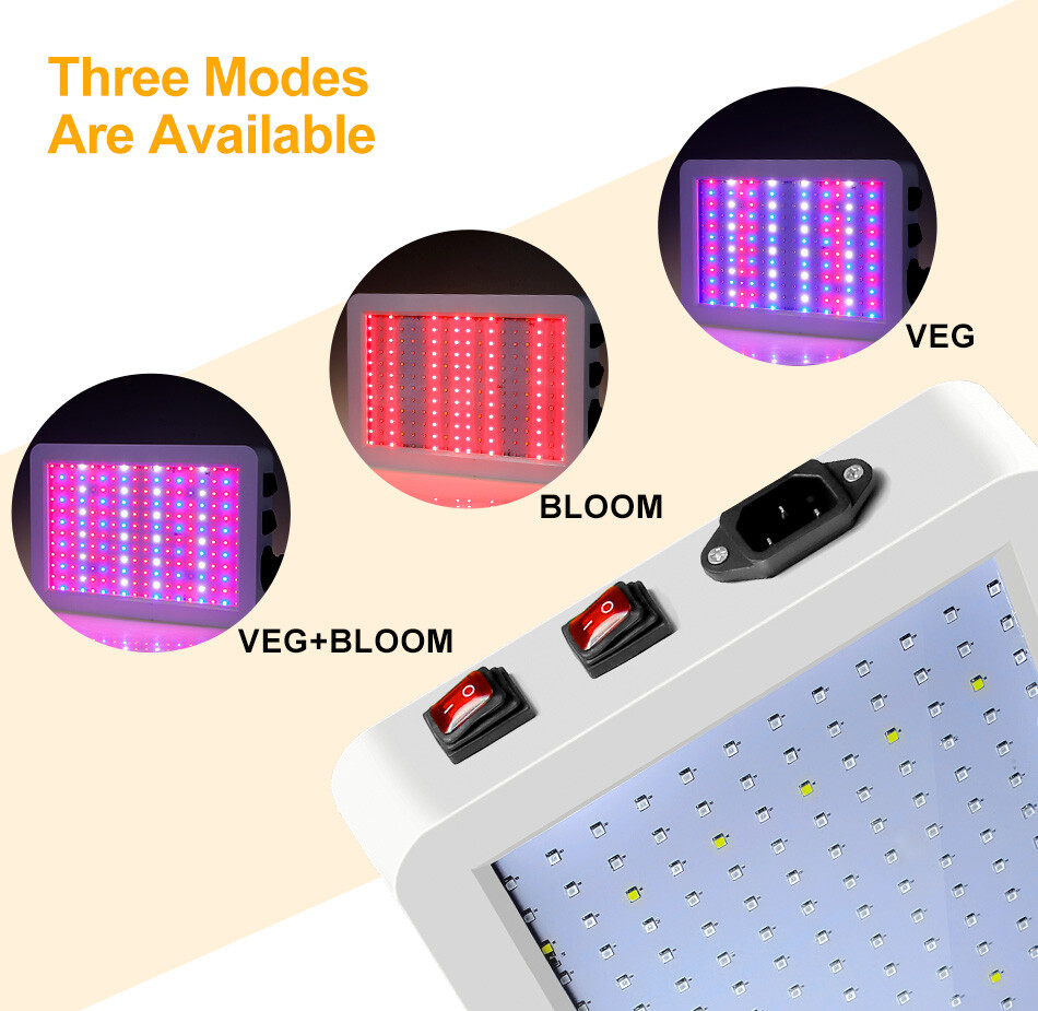 2000W LED Grow Lights with Dual Switch Double Chips Full Spectrum Plant Light✔✔✔