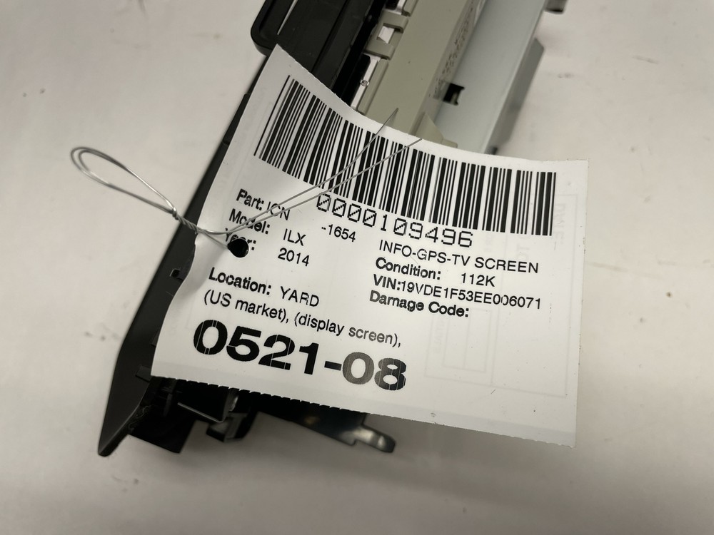 2013-2018 ACURA ILX INFO SCREEN CLIMATE DISPLAY LCD OEM