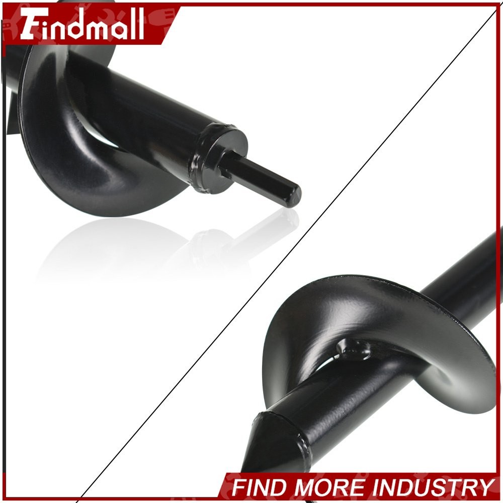Findmall 3" × 7" Auger Drill Bit For Plants Bulb Rapid Planter Post Hole Digger