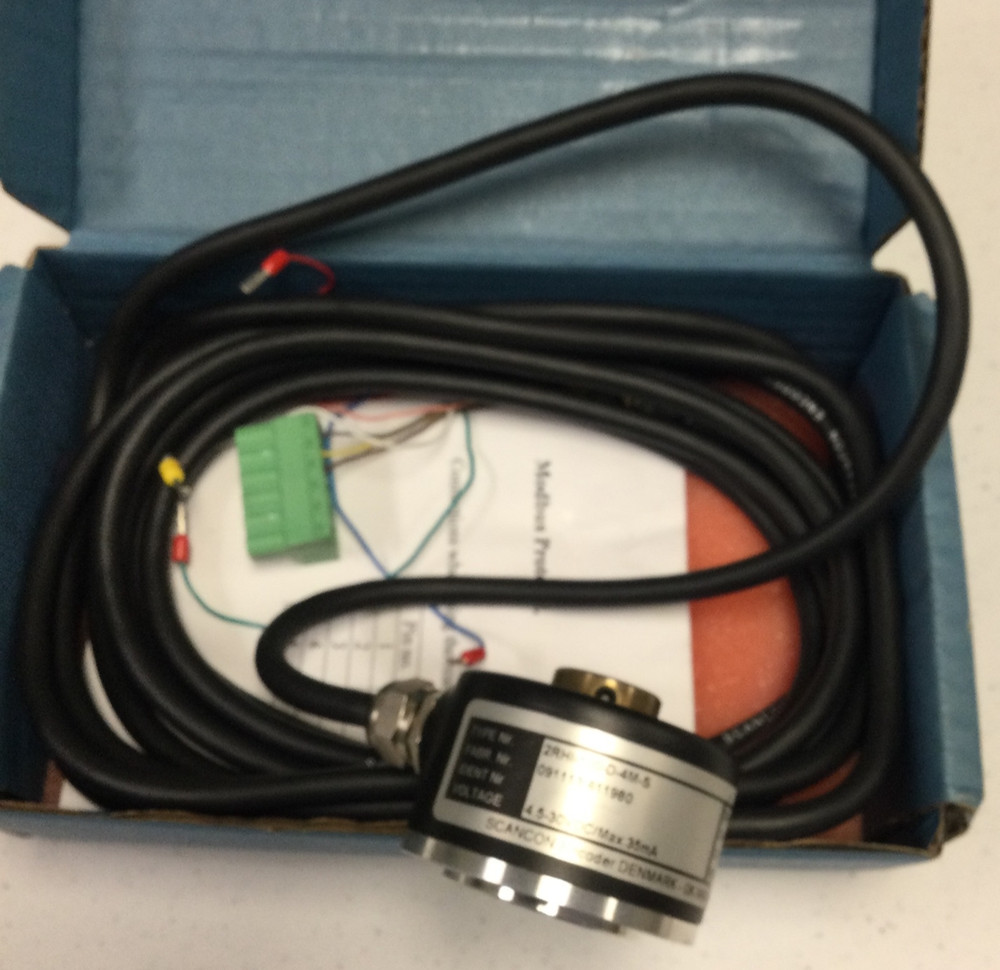 NEW, SCANCON ENCODER DENMARK TYPE 2RHI-100-D-4M-S, 4.5-30VDC, FREE SHIPPING