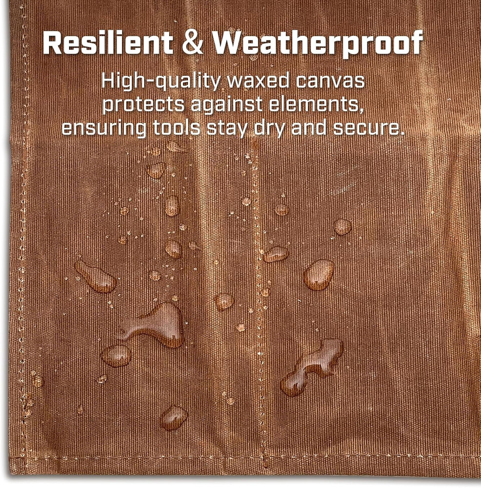 Tool Pouch, Roll-Up Storage Bag for Hand Tools & Wrenches