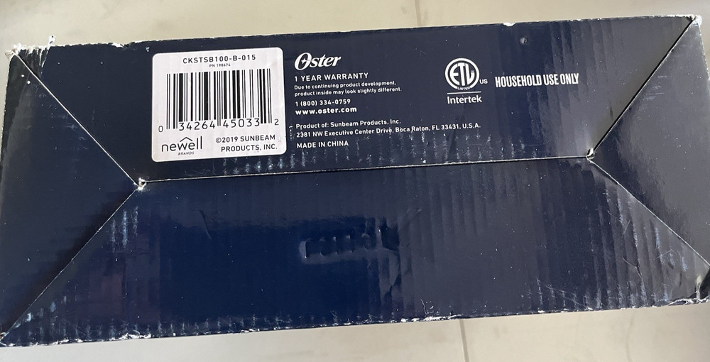 Oster CKSTSB100-B-015 Single Burner Adjustable Temperature Control NEW