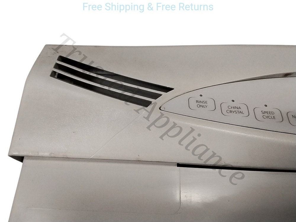 OEM Dishwasher Control Panel 165d7820 WHITE