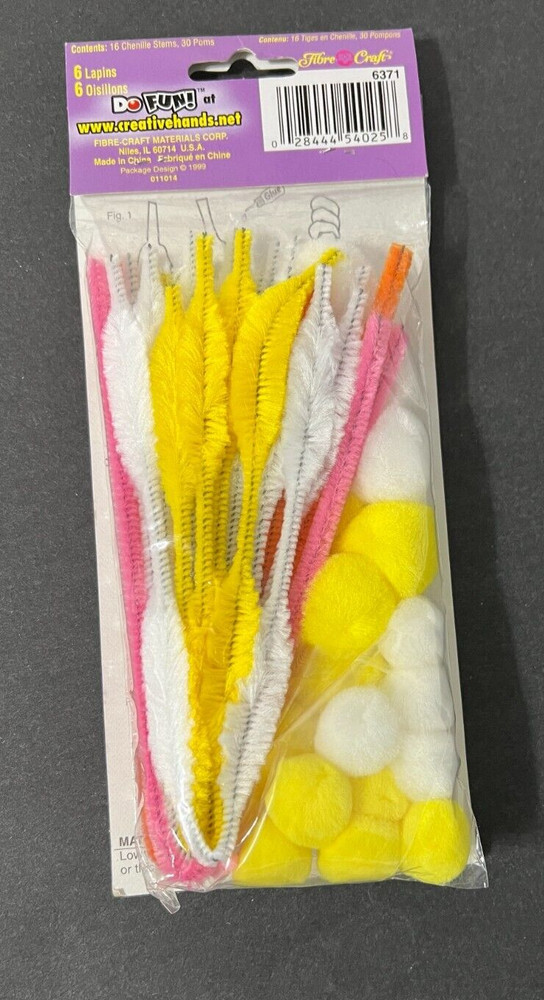 Creative Hands ~ BUNNY & CHICK KIT Makes 12 ~ Includes directions NEW SEALED