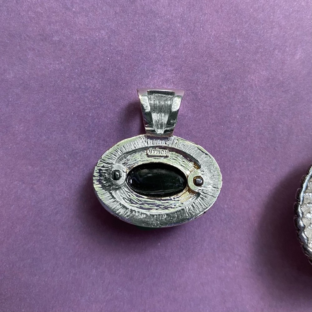 Three Necklace Slides - One unbranded, two Roman