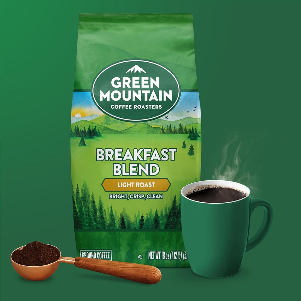 Breakfast Blend, Ground Coffee, Bagged 18 Oz