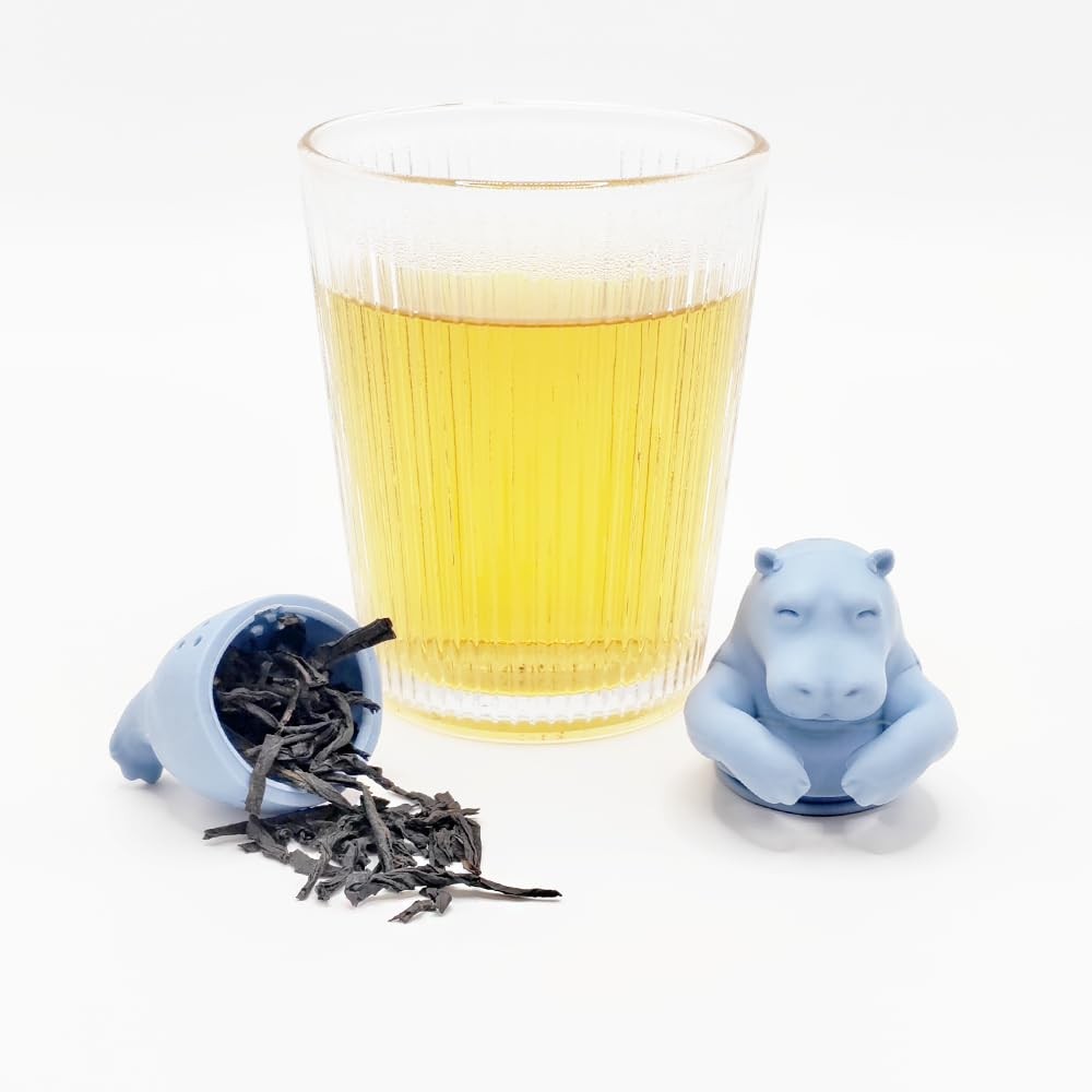 HADEWEITE 2pcs Silicone Tea Infuser Loose Leaf Strainer Gloves + Socks Set