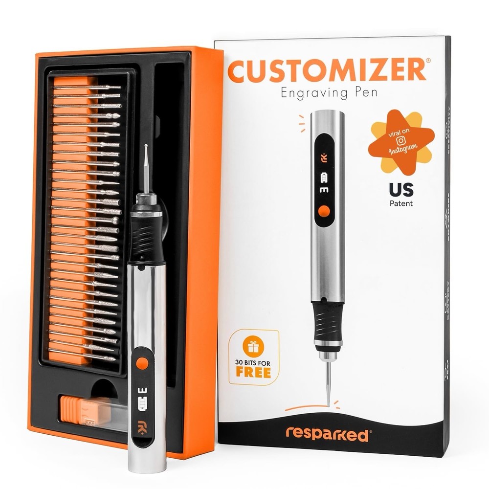 Resparked Customizer Engraving Pen (Formerly Culiau): Ultimate Cordless Portable